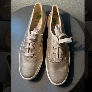 KED’S shoes GOLD SPARKLE